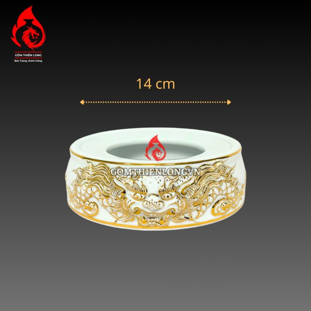 Bộ Đồ Thờ Bát Tràng Vẽ Vàng Hoàng Kim 250428