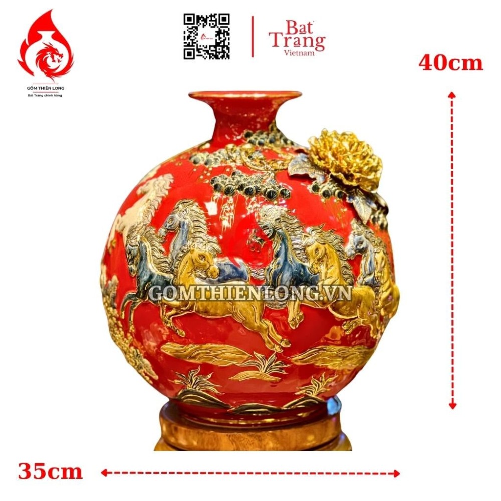 Bình Hút Lộc Mã Đáo Thành Công Màu Đỏ