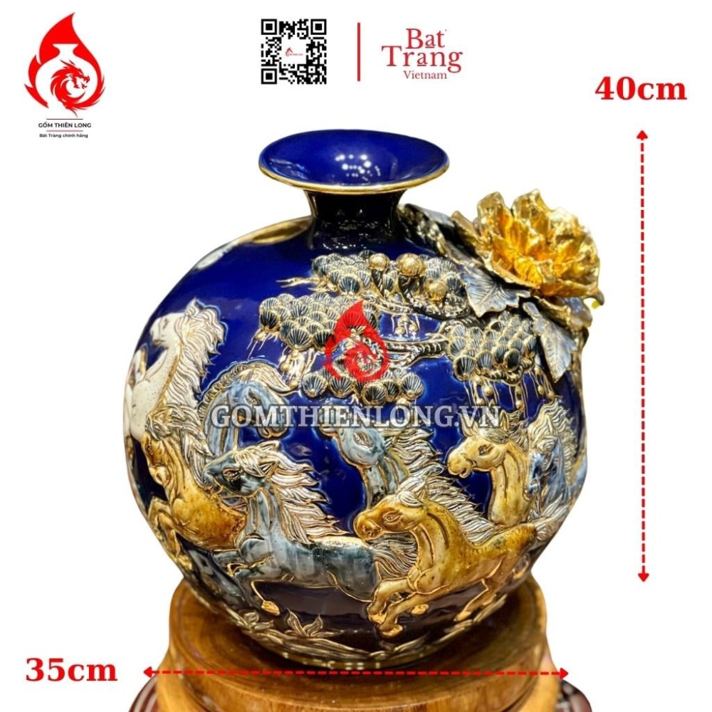 Bình Hút Lộc Mã Đáo Thành Công Màu Xanh Tím 263312