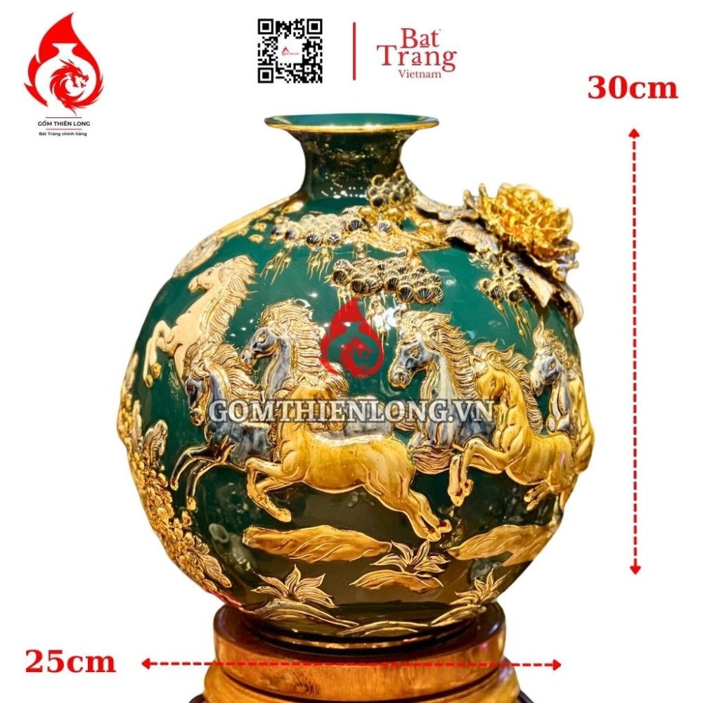 Bình Hút Lộc Mã Đáo Thành Công Màu Xanh Lục Bảo 263313