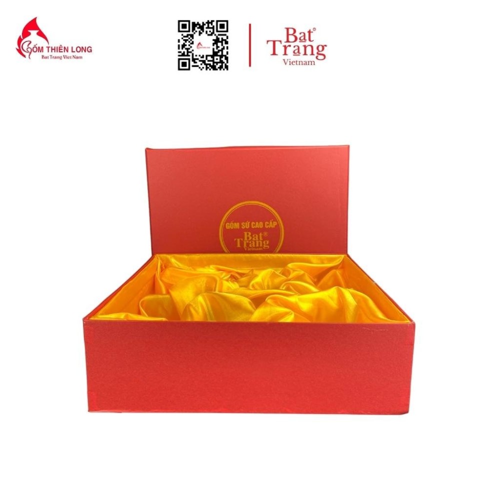 Bộ Bát Đĩa Thắp Hương Xanh Rêu Vẽ Bèo HMT062201