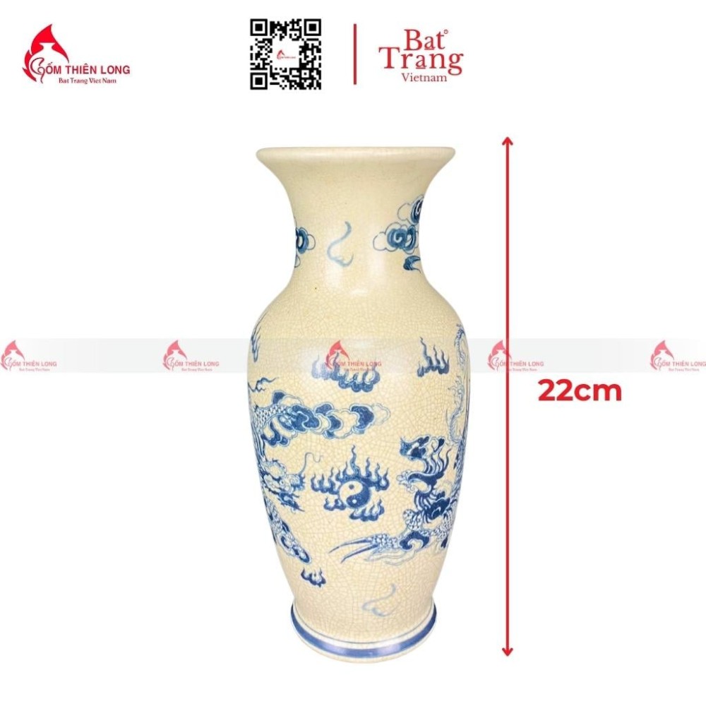 Lọ Hoa Bàn Thờ Men Rạn R230842