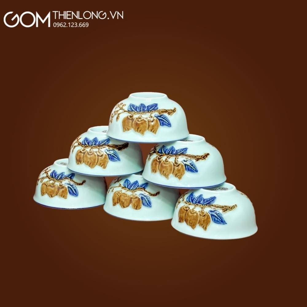 Bộ Đồ Thờ Thần Tài Men Ngọc Đắp Nổi 236988FIX