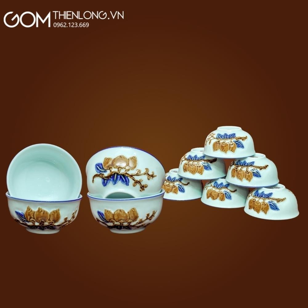 Bộ Đồ Thờ Thần Tài Men Ngọc Đắp Nổi 236988FIX