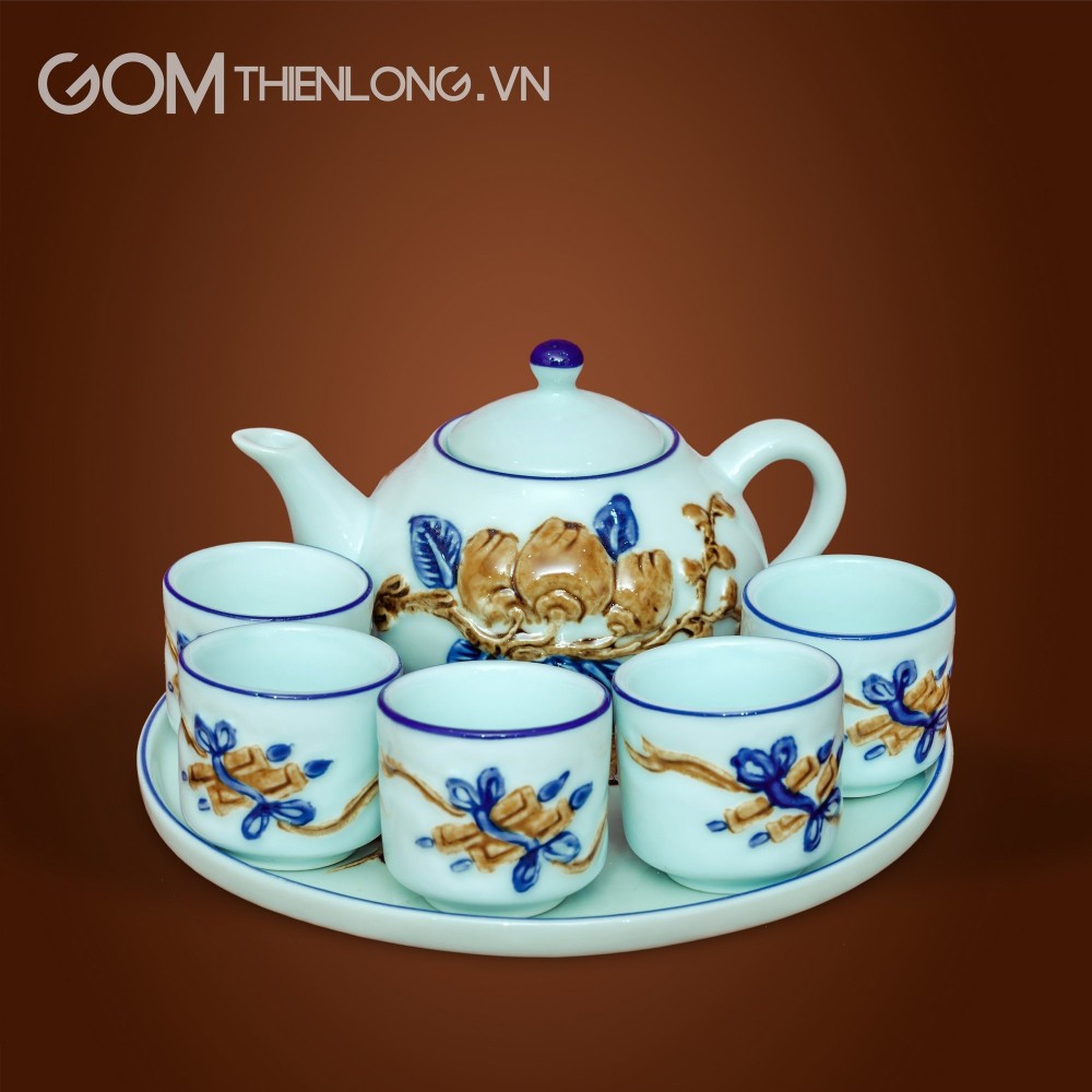 Bộ Đồ Thờ Thần Tài Men Ngọc Đắp Nổi 236988FIX