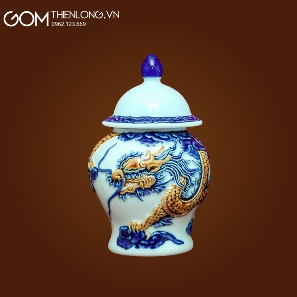 Bộ Đồ Thờ Thần Tài Men Ngọc Đắp Nổi 236988FIX