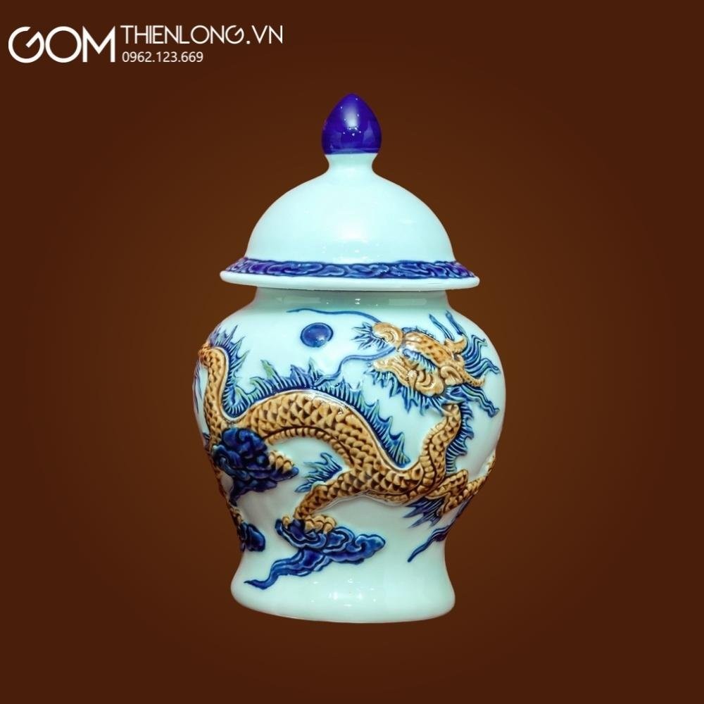 Bộ Đồ Thờ Thần Tài Men Ngọc Đắp Nổi 236988FIX