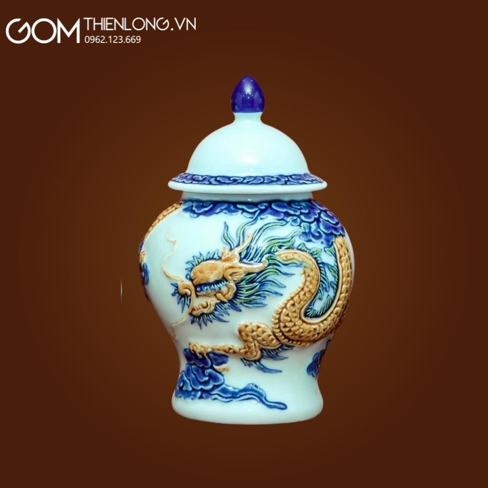 Bộ Đồ Thờ Thần Tài Men Ngọc Đắp Nổi 236988FIX