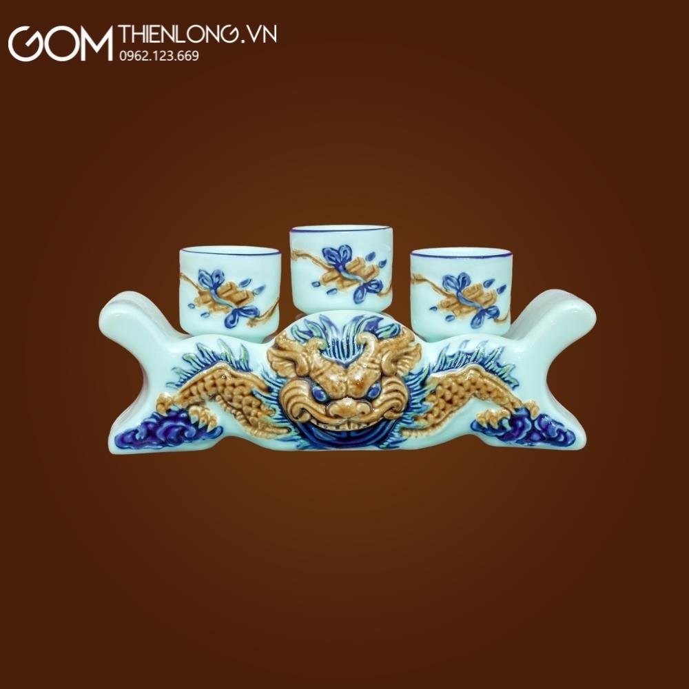 Bộ Đồ Thờ Thần Tài Men Ngọc Đắp Nổi 236988FIX