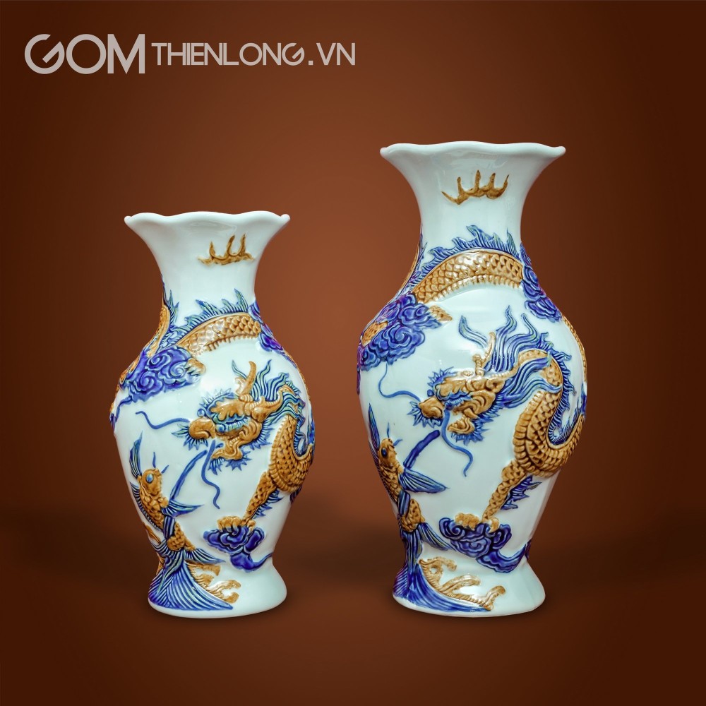 Bộ Đồ Thờ Thần Tài Men Ngọc Đắp Nổi 236988FIX