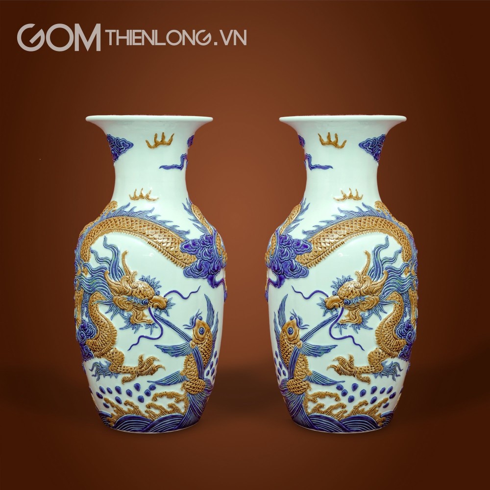 Bộ Đồ Thờ Thần Tài Men Ngọc Đắp Nổi 236988FIX