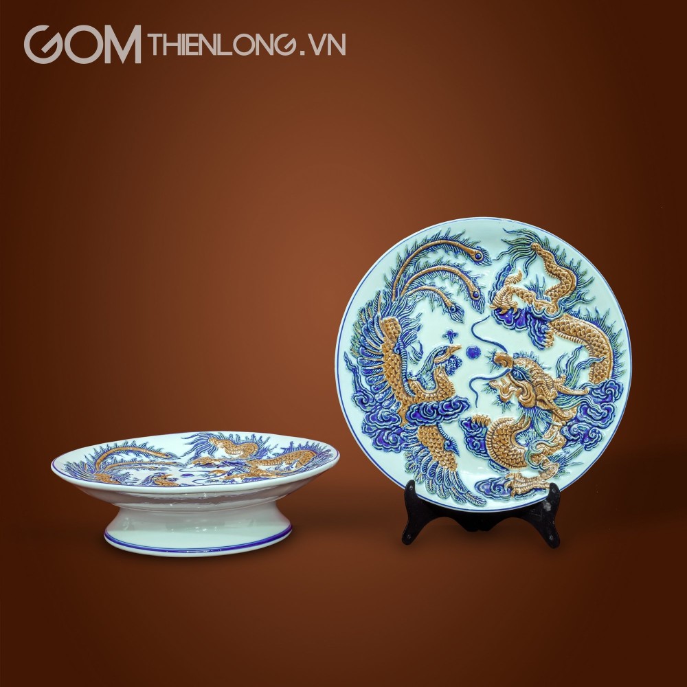 Bộ Đồ Thờ Thần Tài Men Ngọc Đắp Nổi 236988FIX