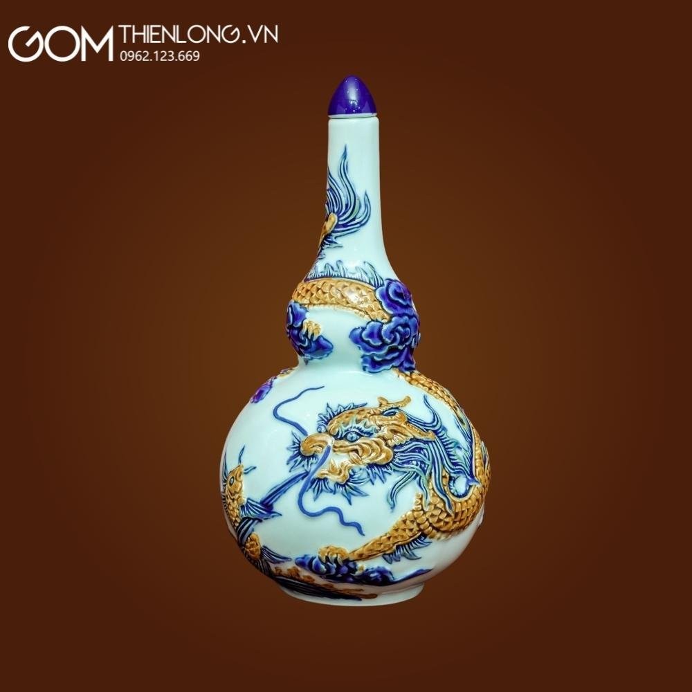 Bộ Đồ Thờ Thần Tài Men Ngọc Đắp Nổi 236988FIX