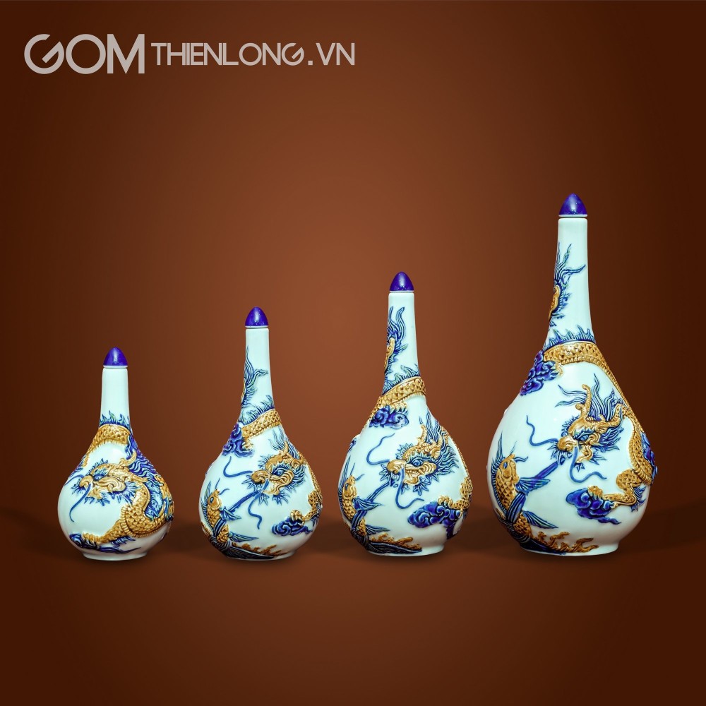 Bộ Đồ Thờ Thần Tài Men Ngọc Đắp Nổi 236988FIX