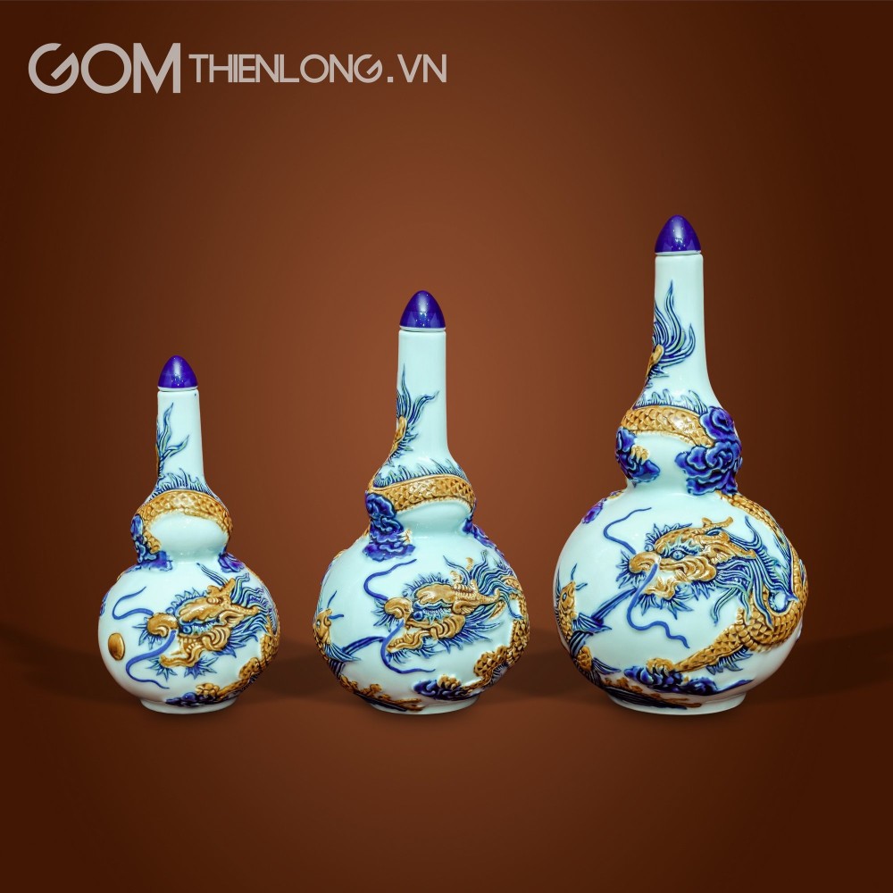 Bộ Đồ Thờ Thần Tài Men Ngọc Đắp Nổi 236988FIX