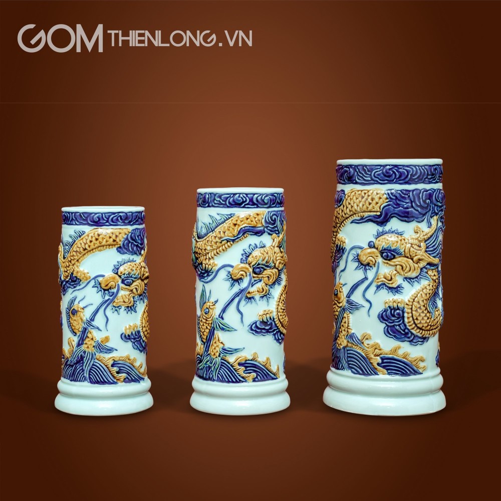 Bộ Đồ Thờ Thần Tài Men Ngọc Đắp Nổi 236988FIX