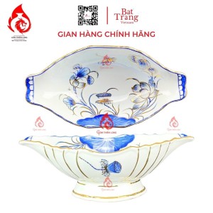 Bát Đựng Gà Cúng Vẽ Vàng Hoa Sen 230941