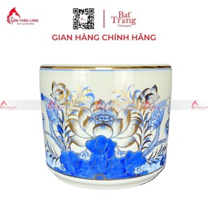 Bát Hương Vẽ Vàng Hoa Sen S230723