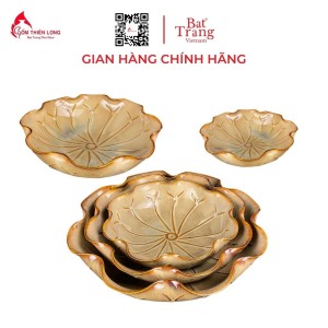 Bát Nước Minh Đường Tụ Thủy Men Hỏa Biến Vàng Nâu 062302