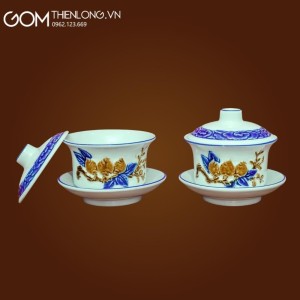 Bát Sâm Thờ Men Ngọc Đắp Nổi 236515