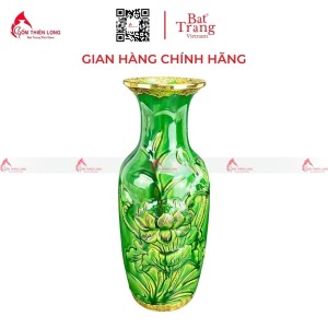 Lọ Hoa Bàn Thờ Men Xanh Ngọc Lục Bảo 230836