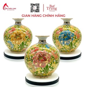 Bình Hút Lộc Ngàn Hoa Phú Quý Vẽ Vàng HLCA019