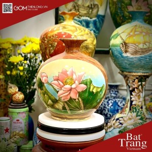 Bình Hút Lộc 3D Nhị Cảnh Hoa