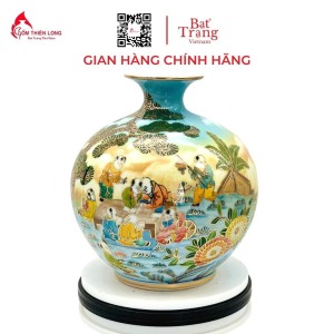 Bình Hút Lộc Bách Nhi Vẽ Vàng 3D HLCA001