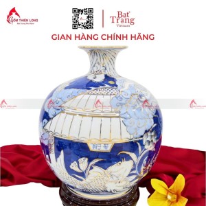 Bình Hút Tài Lộc Cá Chép Vượt Vũ Lâm Môn 270723