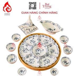 Bộ Bát Đĩa Hoa Mặt Trời Vẽ Sen 230897