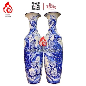 Lộc Bình Bát Tràng Công Hoa Phú Quý 230105