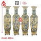 Lộc Bình Bát Tràng Men Rạn Tứ Cảnh 230100