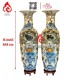 Lộc Bình Bát Tràng Men Rạn Phúc Đức 230101