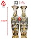 Lộc Bình Bát Tràng Vẽ Vàng Phúc Đức 230109