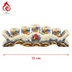Bộ Kỷ Chén Thờ Men Rạn Đắp Nổi Mặt Nguyệt Dáng Ngai 231038