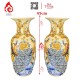 Lộc Bình Men Rạn Đắp Nổi Công Đào 236637