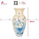 Lọ Hoa Bàn Thờ Men Rạn Vẽ Sen S230842