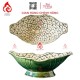 Bát Đựng Gà Cúng Xanh Rêu Vẽ Liên Hoa 230923