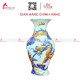 Lọ Hoa Bàn Thờ Men Ngọc Đắp Rồng 230838