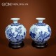 Bình Hút Lộc Thờ Men Lam Vẽ Sen 236688