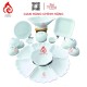 Bộ Bát Đĩa Hoa Mặt Trời Màu Trắng Sứ 230912