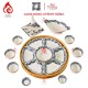 Bộ Bát Đĩa Hoa Mặt Trời Vẽ Viền Hoa 230893