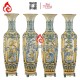 Lộc Bình Bát Tràng Men Rạn Tứ Cảnh 230100