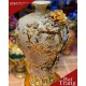 Mai Bình Đắp Nổi Vẽ Vàng Công Hoa Phú Quý 263303