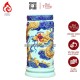 Ống Đựng Nhang Bát Tràng Men Ngọc Đắp Nổi Long Cuốn Thủy 231077