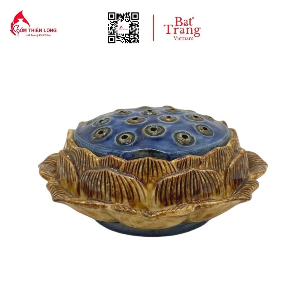 Bộ Đồ Thờ Bát Tràng Men Rạn Đắp Nổi 236996