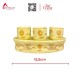 Bộ Đồ Thờ Bát Tràng Màu Vàng Vẽ Ánh Kim 236997