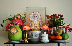 Cách lập và bài trí bàn thờ Phật đẹp mắt tại gia