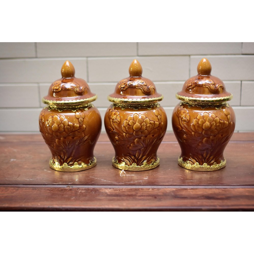 Bộ đồ thờ bọc đồng BĐTBĐ009