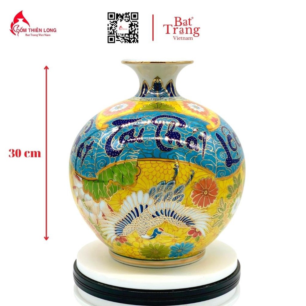 Bình Hút Lộc Phát Tài Phát Lộc Vẽ Vàng HLCA010